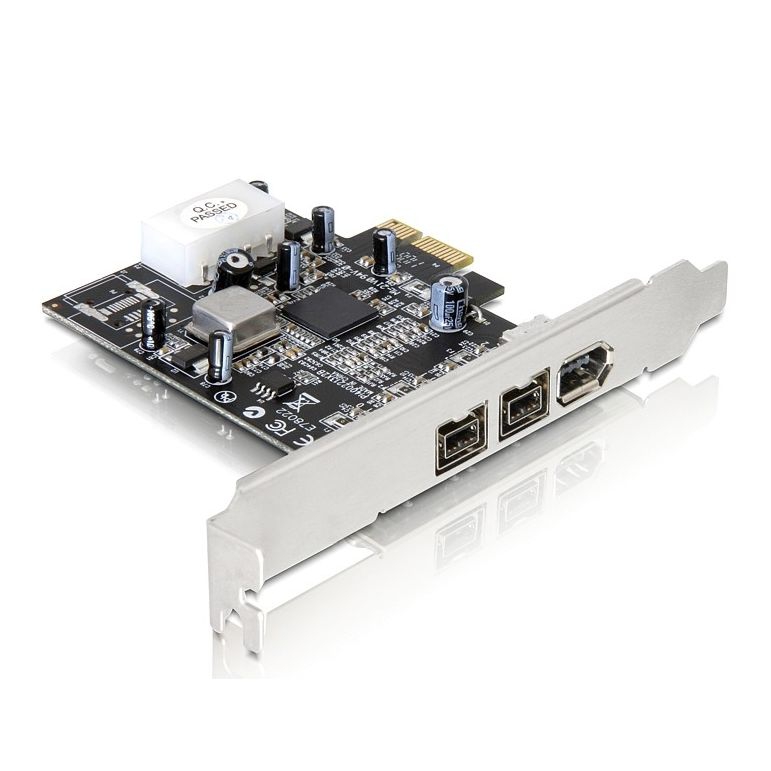 PCI-Express Karte Firewire 800+400 mit Texas Instruments Chip