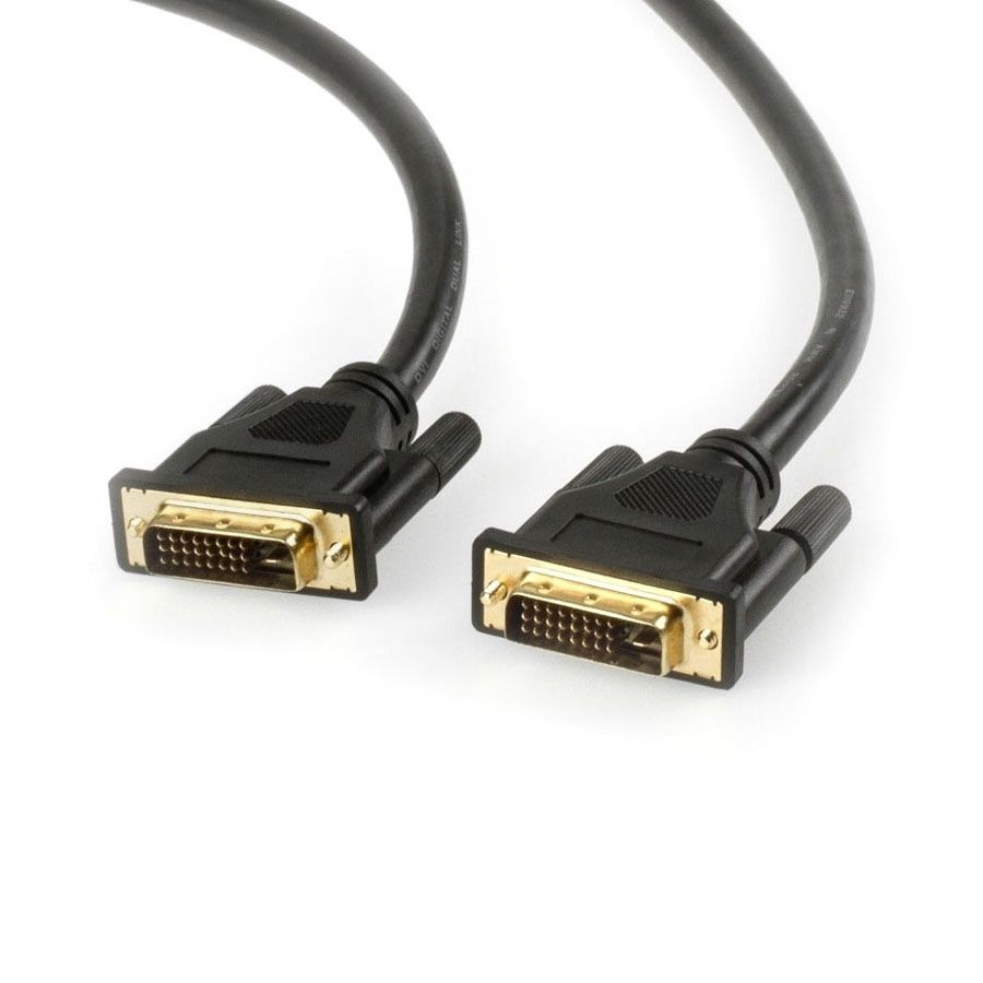 DVI-Kabel DVI-D DUAL-LINK 24+1 2m SCHWARZ