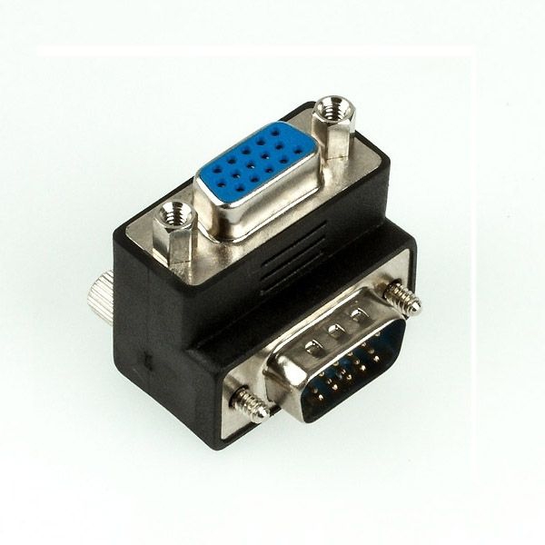 VGA-Winkeladapter HD-DSub15 Stecker-Buchse, Version 1
