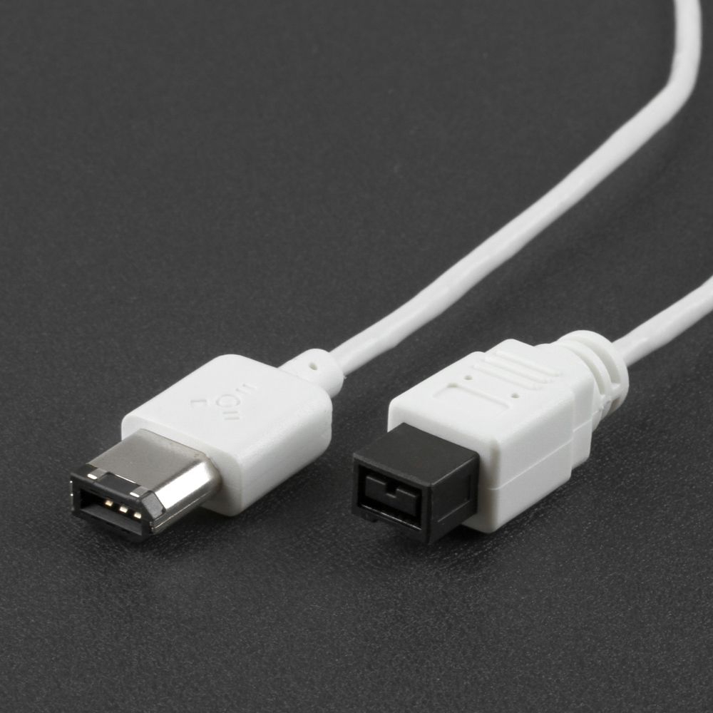 WHITEFLEX Firewire Kabel 9-polig auf 6-polig 1m