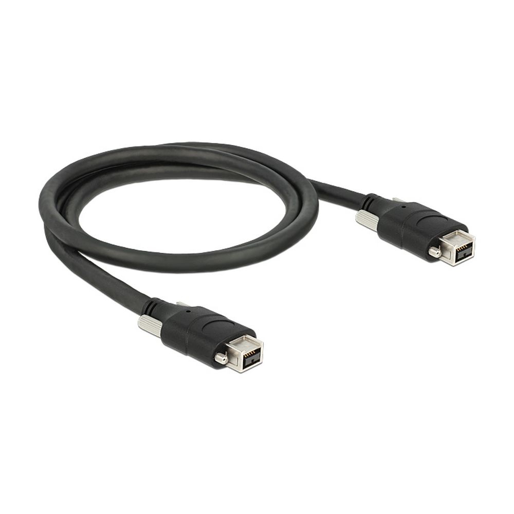 Firewire 800 Kabel mit Schrauben PREMIUM-Qualität 2x 9-polig 1m