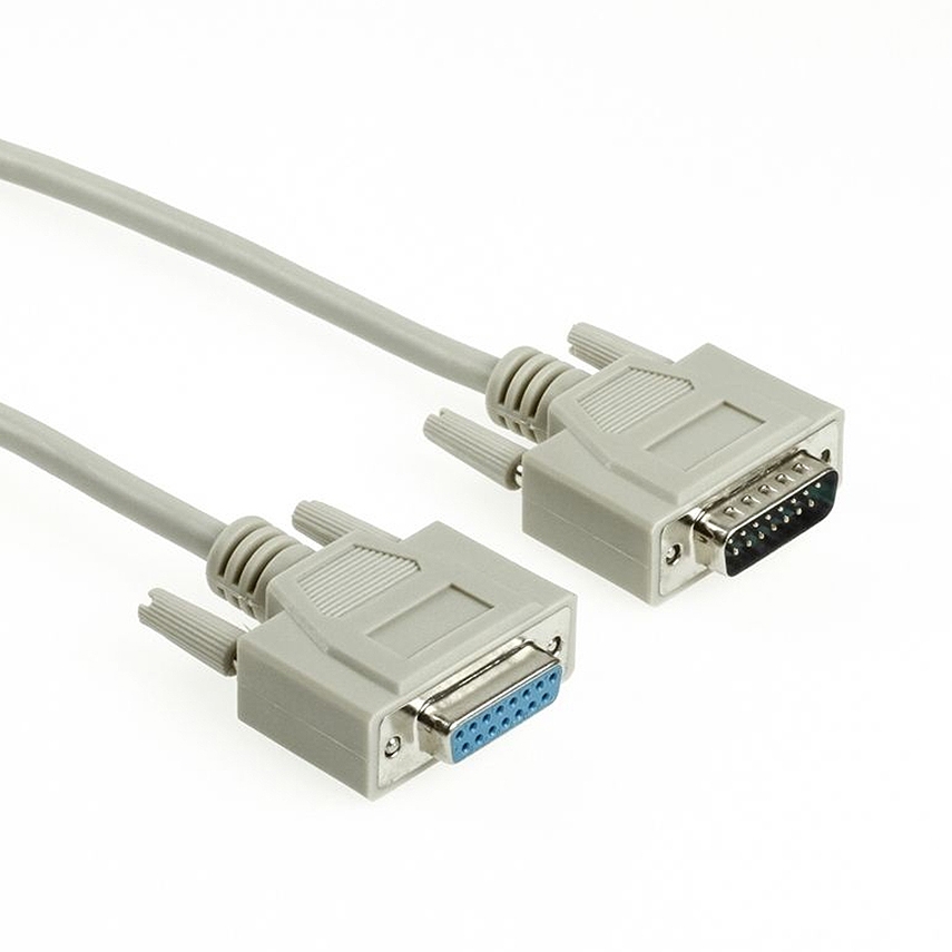 Datenkabel DSub-15 Stecker-Buchse 1m