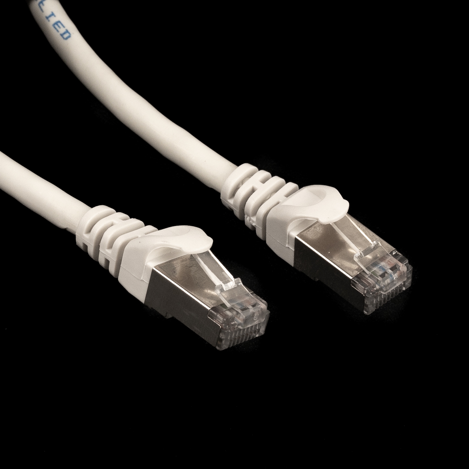 Cat.6 Patchkabel, Kupfer, 250Mhz, S/FTP (PIMF), halogenfrei, weiß, 25cm