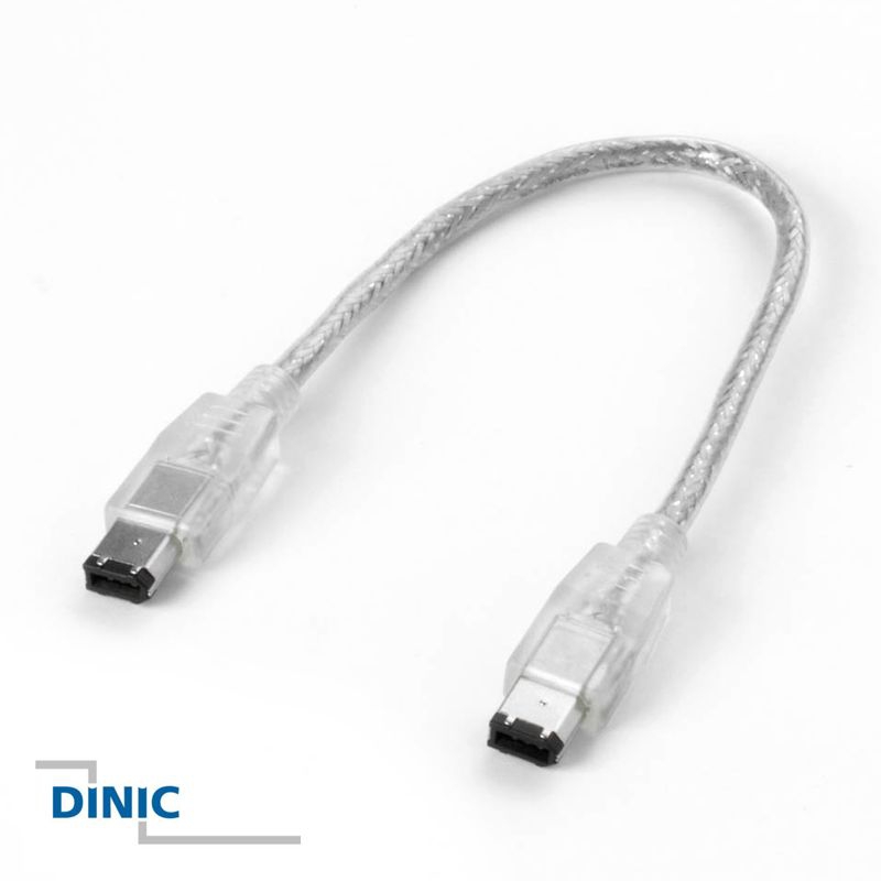 Kurzes Firewire 400 Kabel 2x 6-polig PREMIUM-Qualität 30cm