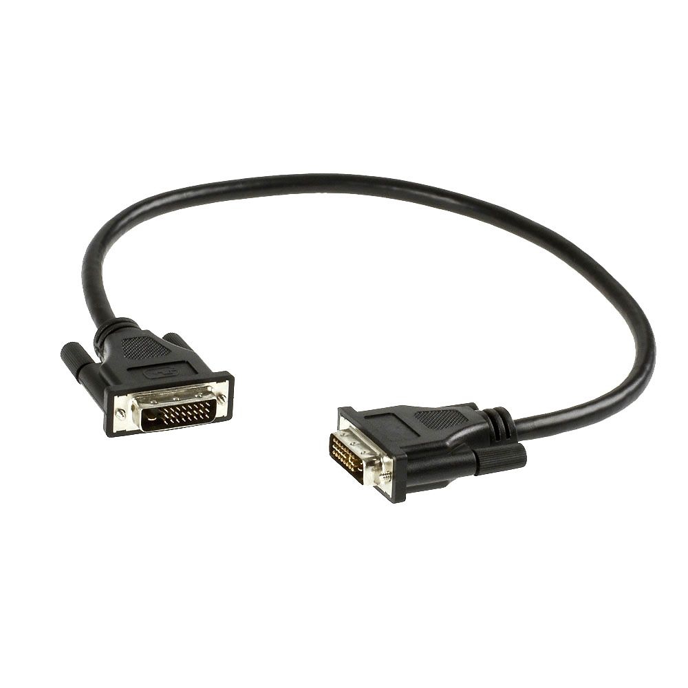 DVI-Kabel DVI-D 24+1 DUAL-LINK 50cm SCHWARZ