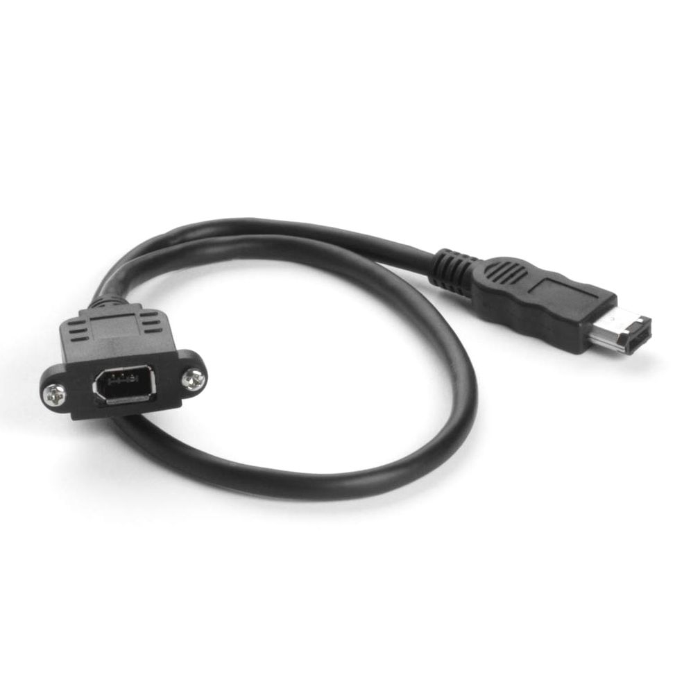 Firewire 400 Montagekabel 6-pol. Buchse (anschraubbar) an 6-pol. Stecker 50cm