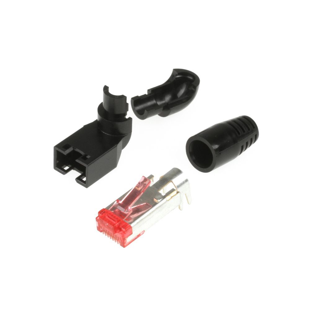 Ethernet RJ45 Stecker nach oben od unten gewinkelt