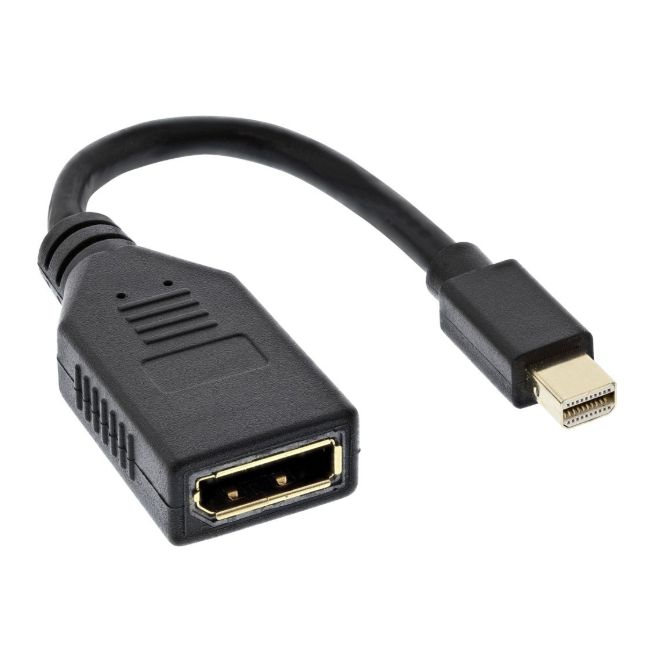 Adapterkabel Mini-DisplayPort-Stecker auf DisplayPort-Buchse 4K2K 15cm