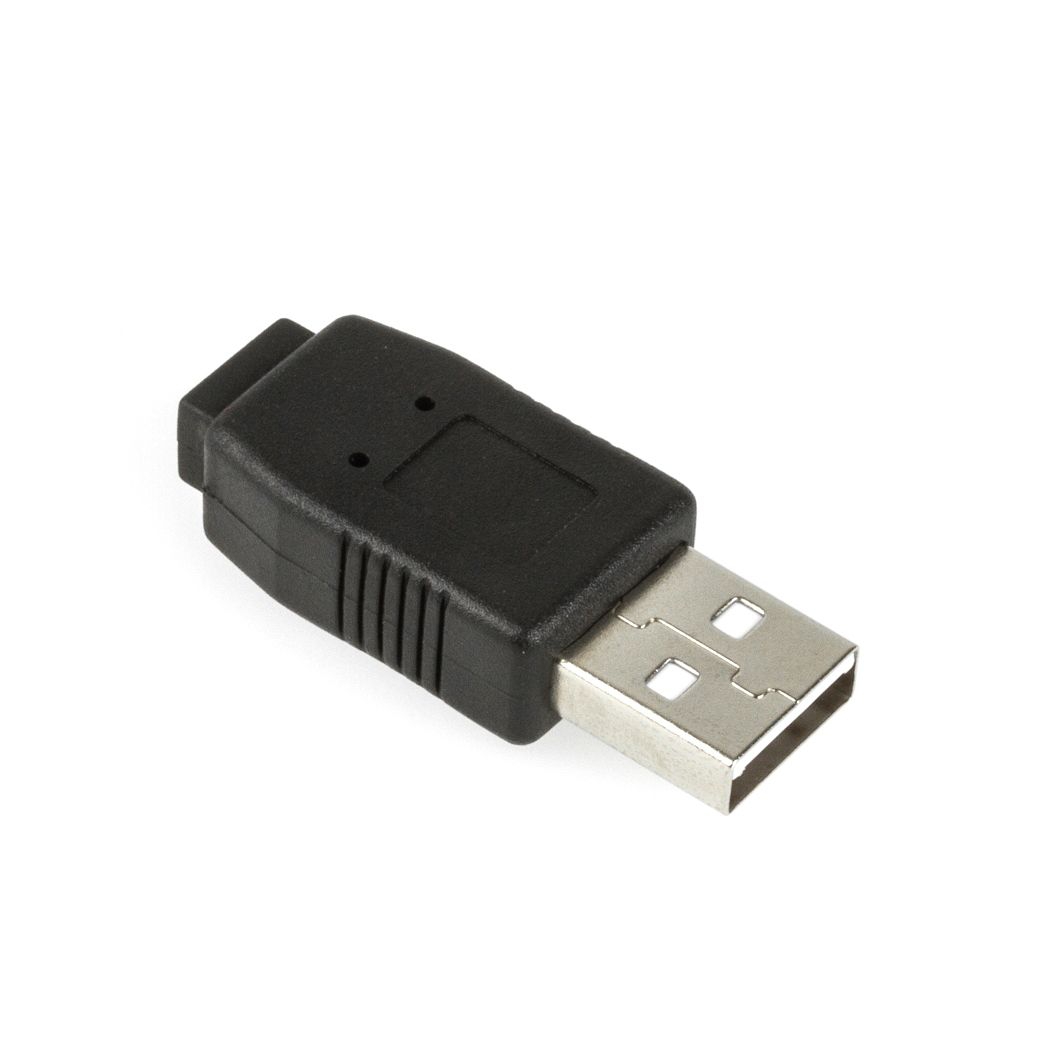 Adapter USB A männlich an USB Mini B weiblich