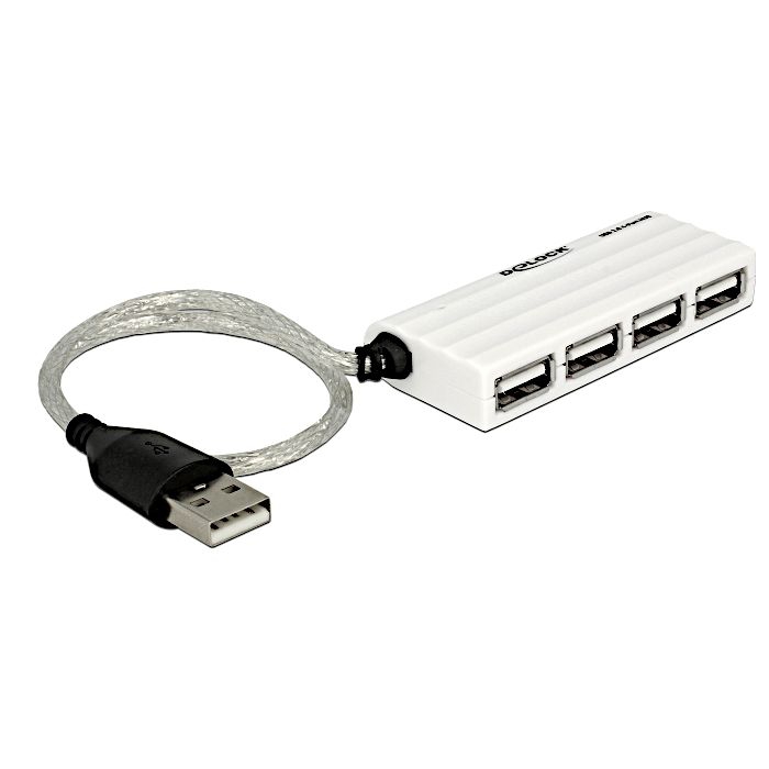 USB Mini HUB mit 4 Ports von DELOCK