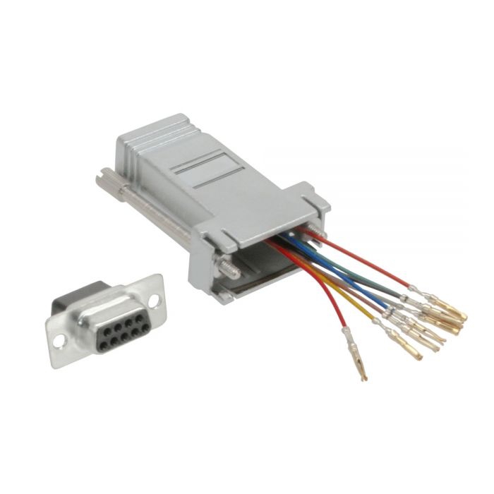 Adapter DSub-9 Buchse an RJ45 Buchse