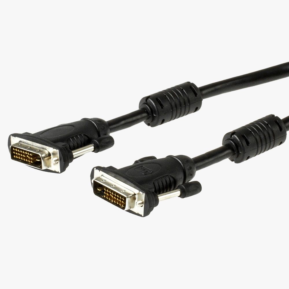 DVI-Kabel DVI-D DUAL-LINK 24+1 2m Ferritkerne