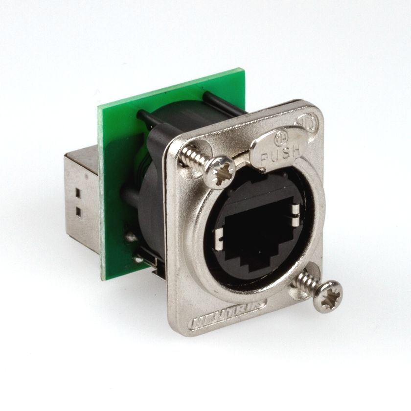 RJ-45 Montageadapter weiblich-weiblich NEUTRIK NE8FDP D-Serie