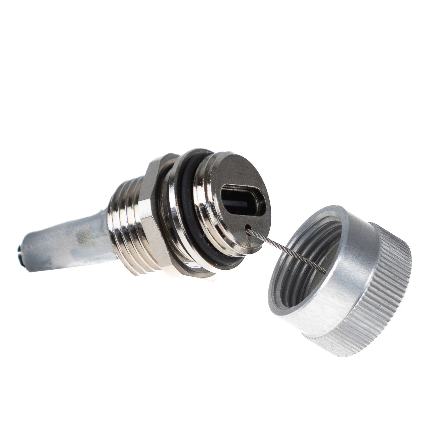 USB Type-C™ Panel MONTAGE-ADAPTER, M12, Buchse-Buchse, IP67