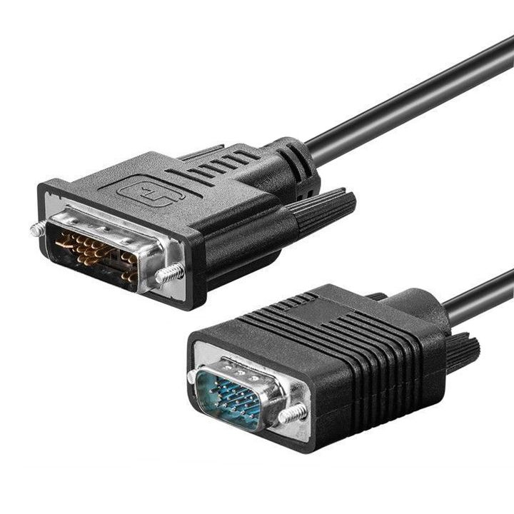 DVI-VGA Adapterkabel Stecker-Stecker 1m