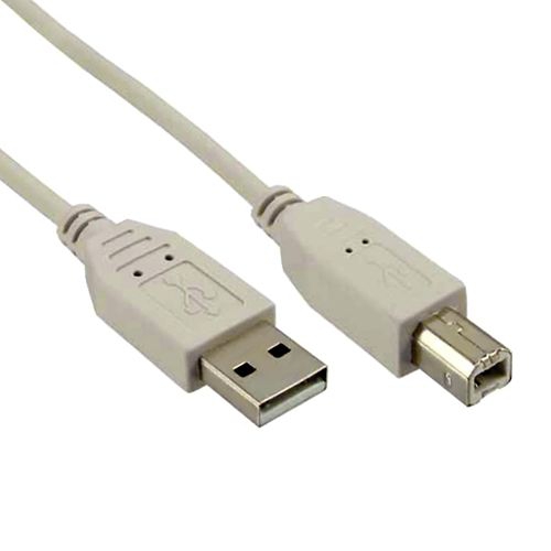 USB-Kabel Stecker A-auf-B 1m grau