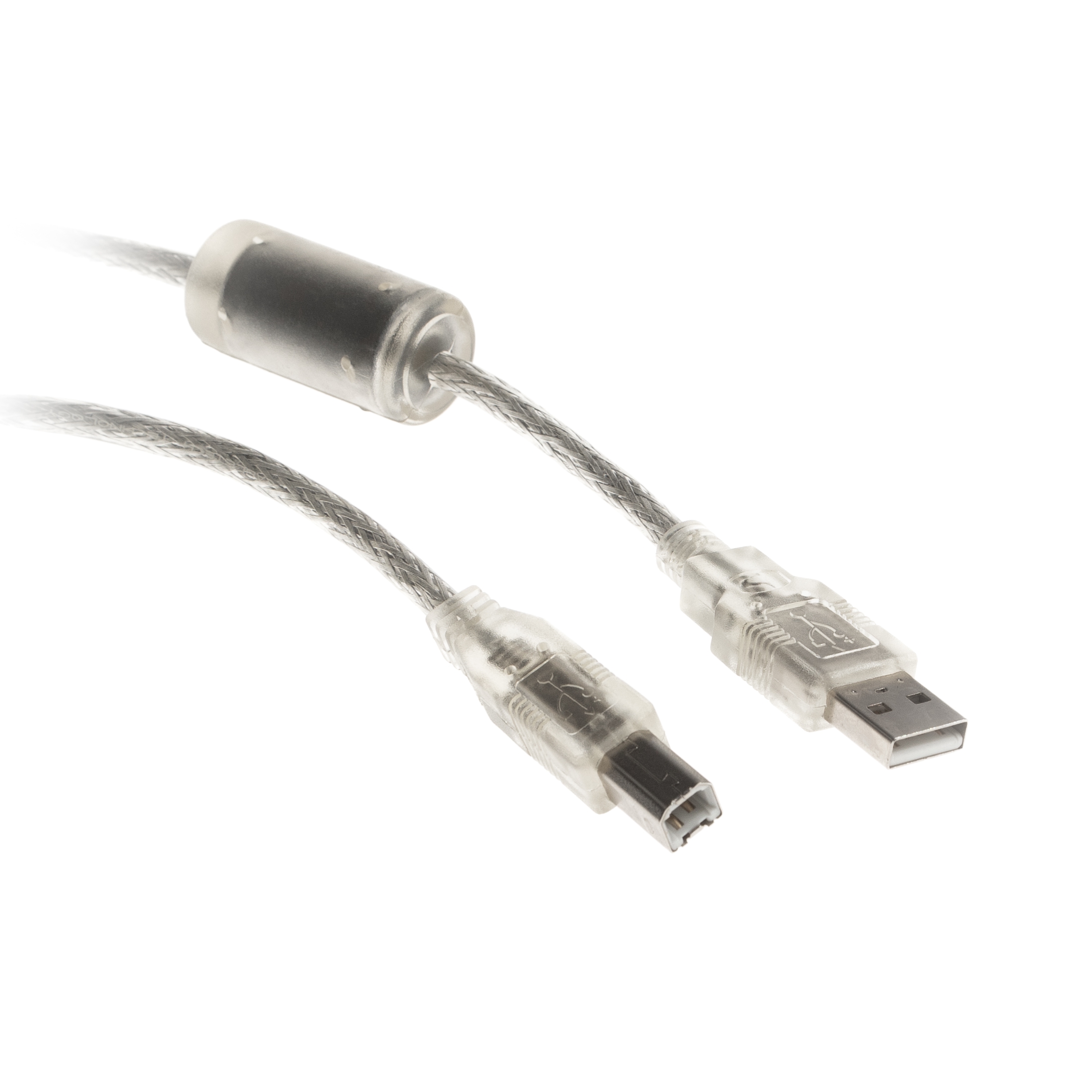 USB 2.0 Kabel mit dickem Ferritkern PREMIUM-Qualität 50cm