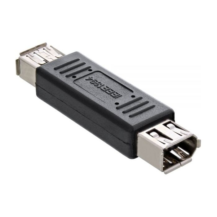 Firewire 400 Adapter 6-polig mit 2x 6-polig weiblich (Gender Changer)