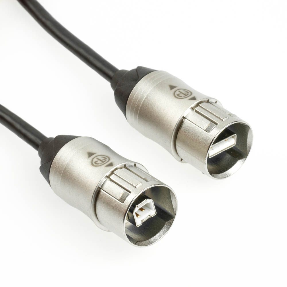 USB-Kabel AB Metallgehäuse NEUTRIK 3m