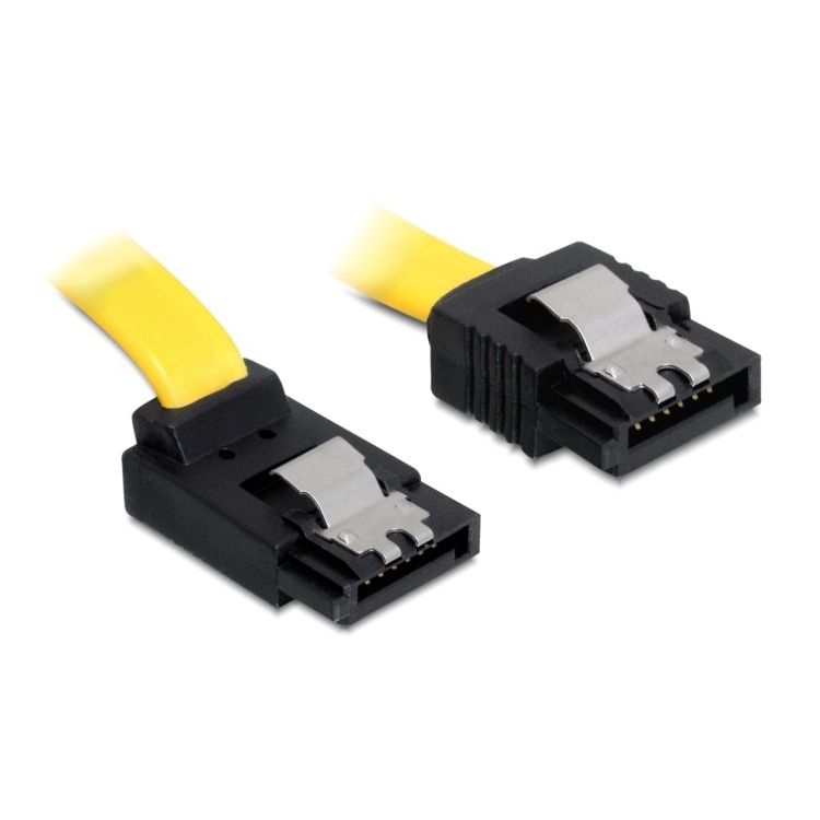 SATA-Kabel 1x Stecker nach OBEN 6GB 70cm