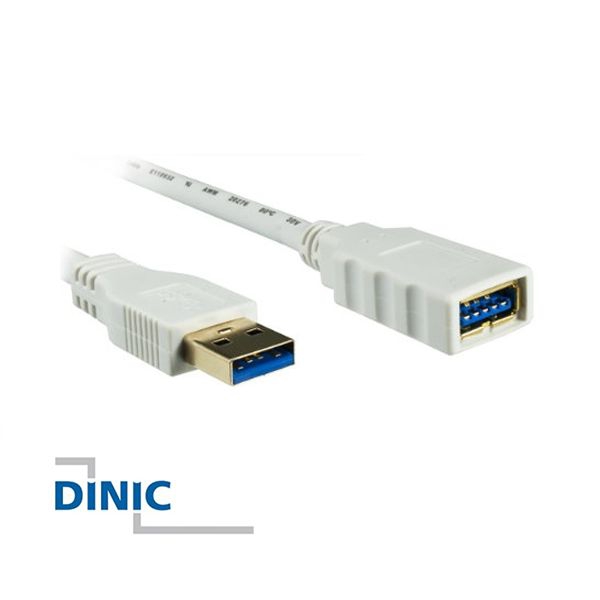 USB 3.0 Verlängerung A-Stecker an A-Buchse 2m weiss