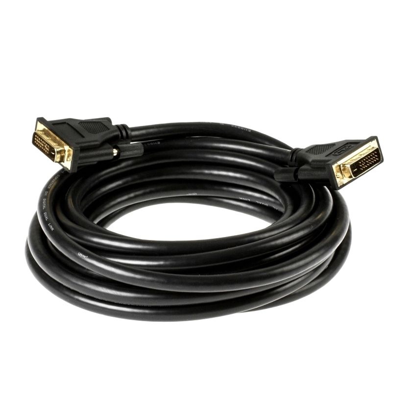 DVI-Kabel DVI-D DUAL-LINK 24+1 750cm SCHWARZ