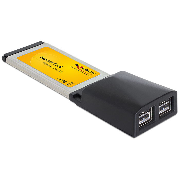 ExpressCard Firewire 800 mit Texas Instruments Chipset 34mm