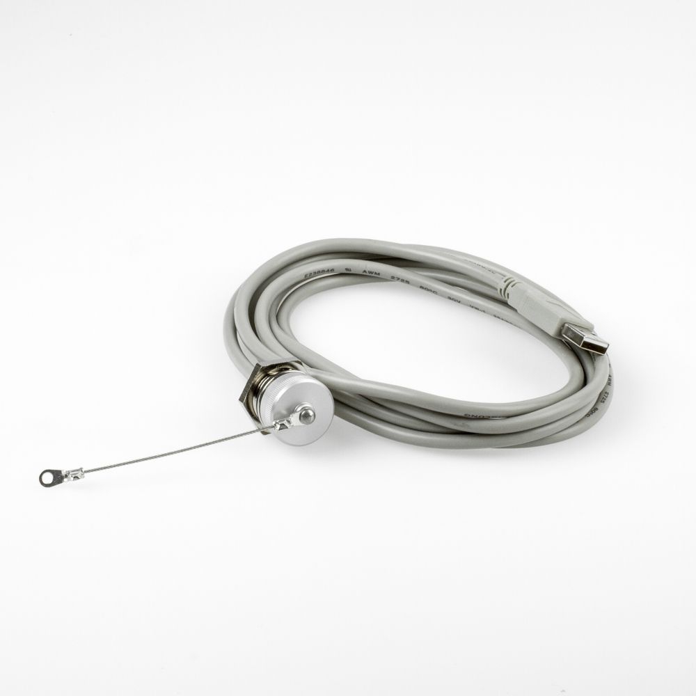 USB 2.0 Montagekabel A-Buchse mit Kappe IP67 auf A-Stecker 2m