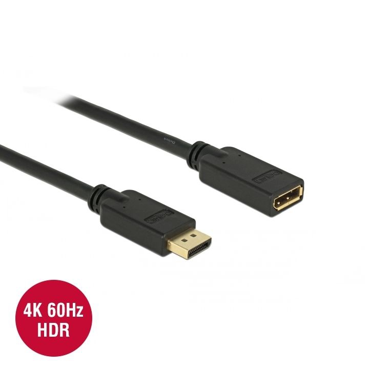 DisplayPort™ Verlängerungskabel 4K@60Hz 2m