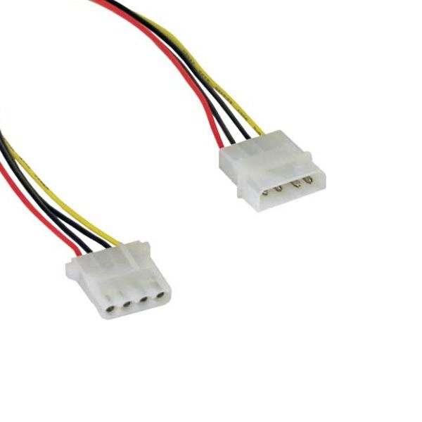 PC-interne Stromverlängerung 5V+12V, Typ 5.25", 50cm