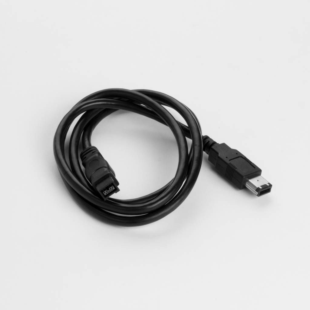 Firewire Kabel 9-polig auf 6-polig 1m SCHWARZ