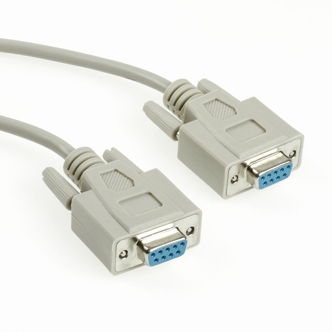 Serielles Kabel 2x DSub-9-Buchse 5m