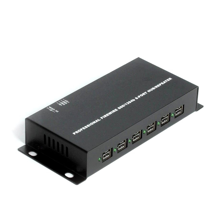 Firewire 800 HUB-REPEATER mit 8 Ports (Metallgehäuse) inkl. Netzteil