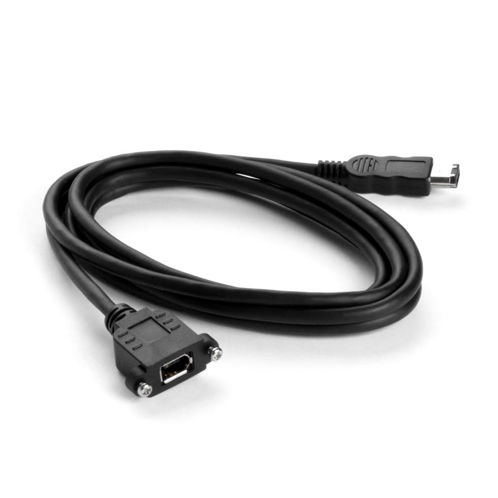 Firewire 400 Montagekabel 6-pol. Buchse (anschraubbar) an 6-pol. Stecker 2m