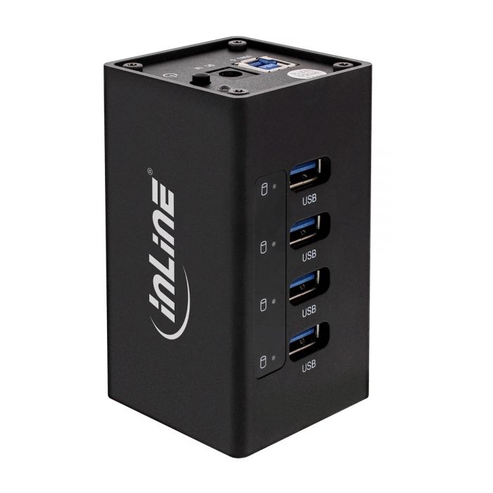 USB 3.0 HUB mit 4 Ports Metall-Gehäuse