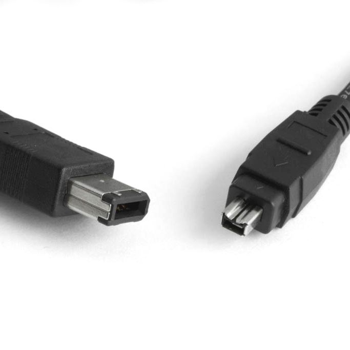 Firewirekabel 4-polig auf 6-polig 180cm FERRITKERN