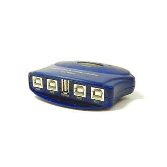 USB-Switch 4 PCs an 1 USB Gerät von GOODWAY