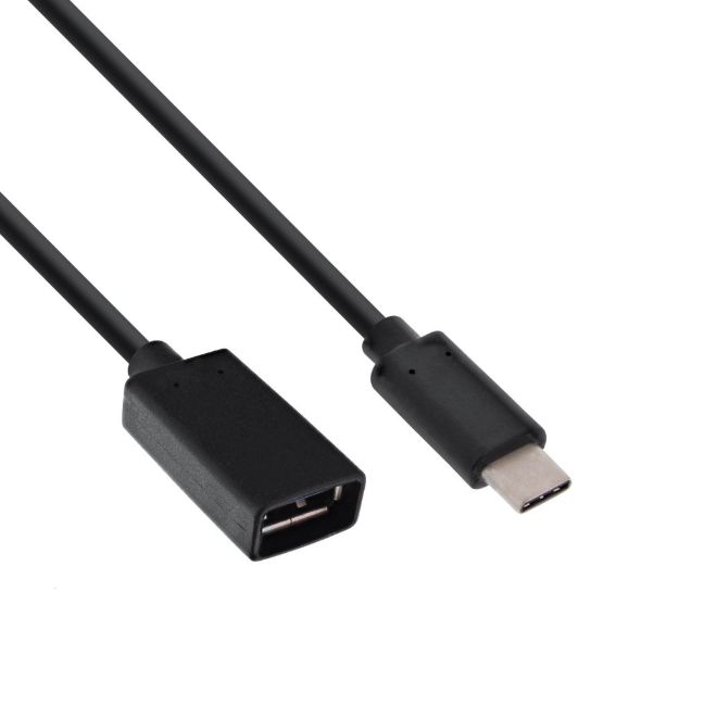 Kabel USB 3.1 Type-C™ Stecker an A Buchse, USB 3.1 Gen.2, 10Gbps, 15cm
