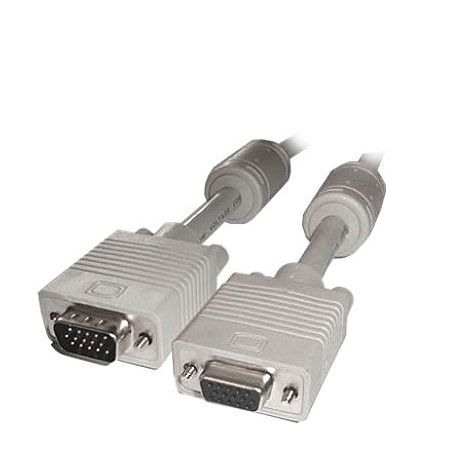 S-VGA Monitorkabel Stecker-Buchse (alle 15 Pole 1-zu-1 verbunden) 5m